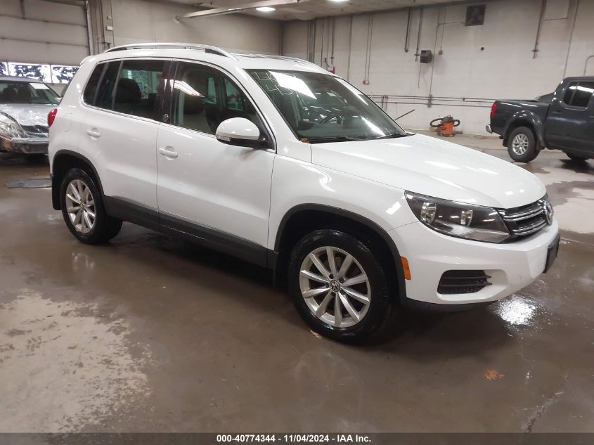 2017 VOLKSWAGEN TIGUAN 2.0T WOLFSBURG EDITION - WVGSV7AX7HW507609