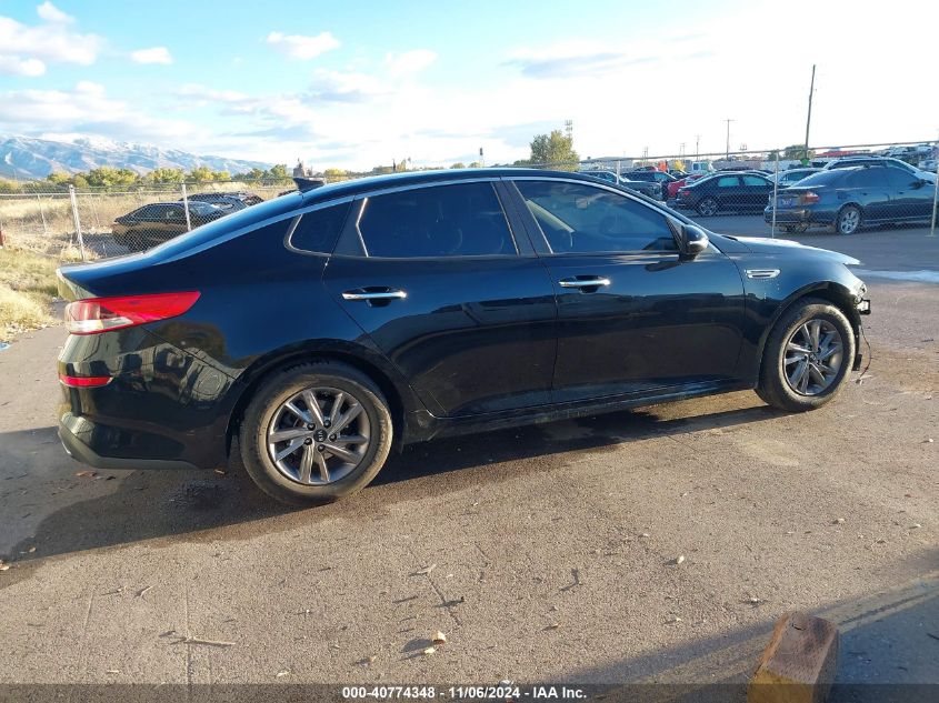 2019 Kia Optima Lx VIN: 5XXGT4L31KG337345 Lot: 40774348