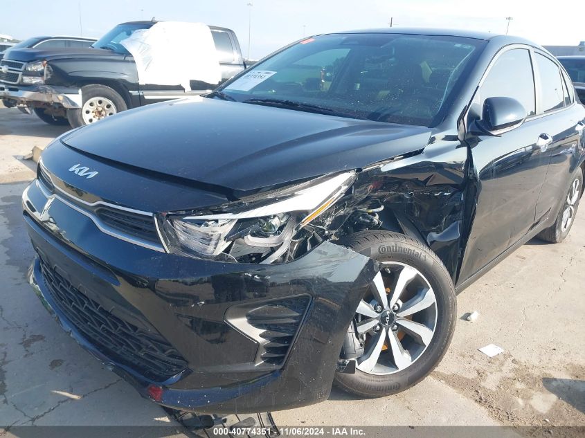 2023 Kia Rio S VIN: 3KPA24AD5PE612476 Lot: 40774351