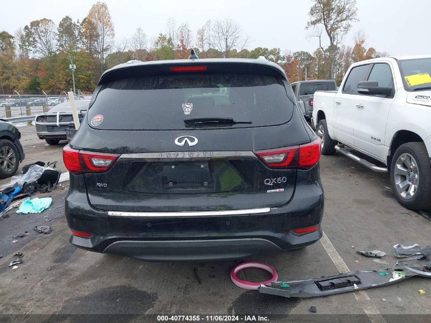 2020 Infiniti Qx60 Luxe Awd VIN: 5N1DL0MM3LC527969 Lot: 40774355