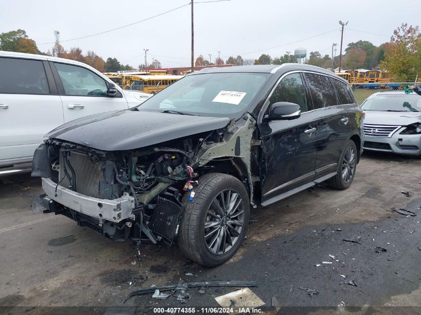 2020 Infiniti Qx60 Luxe Awd VIN: 5N1DL0MM3LC527969 Lot: 40774355