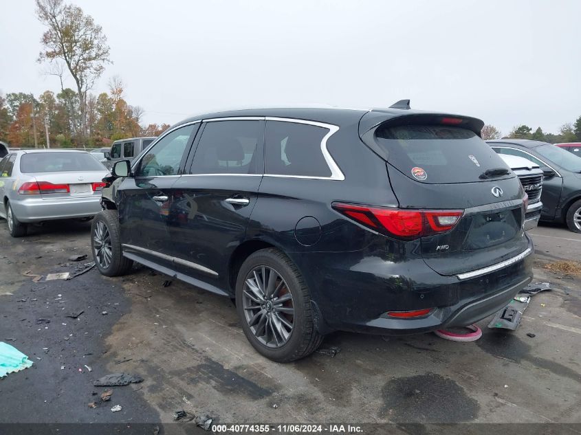 2020 Infiniti Qx60 Luxe Awd VIN: 5N1DL0MM3LC527969 Lot: 40774355