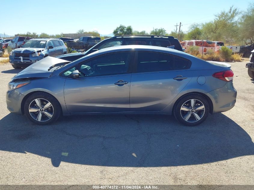 2018 Kia Forte S VIN: 3KPFL4A70JE249590 Lot: 40774372