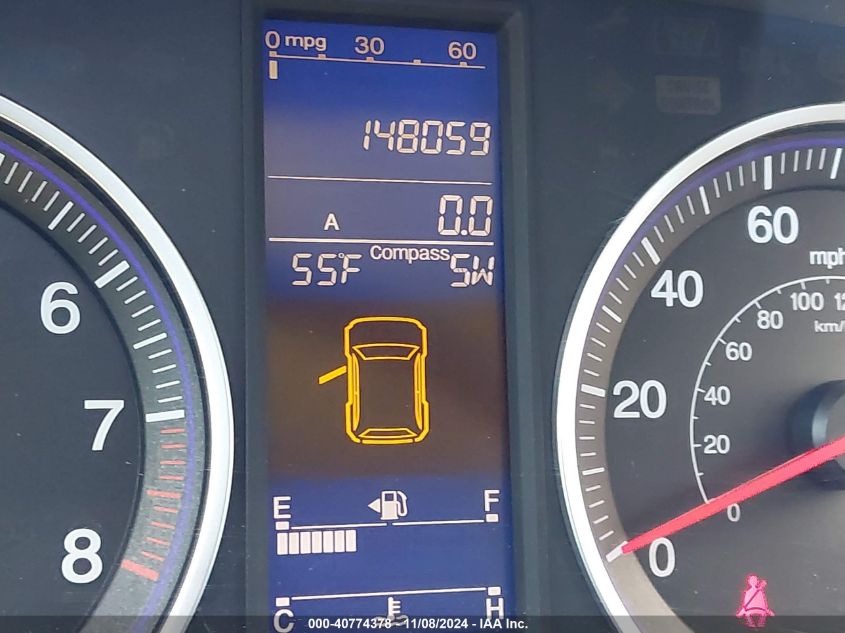 2010 Honda Cr-V Ex-L VIN: 5J6RE4H77AL011153 Lot: 40774378