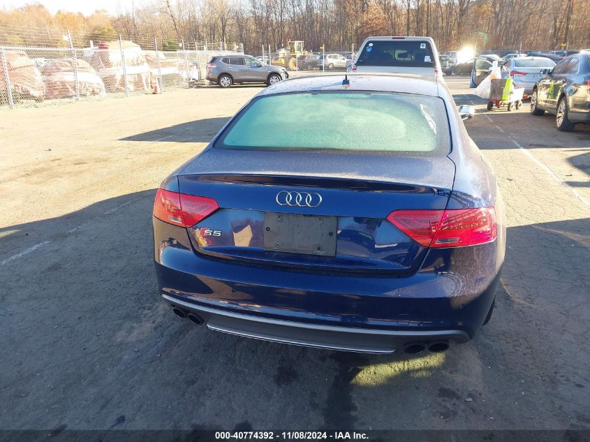 2013 Audi S5 3.0T Premium Plus VIN: WAUGGAFRXDA044543 Lot: 40774392