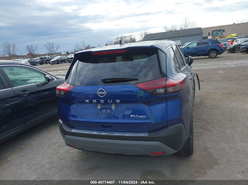 2022 Nissan Rogue Sv Intelligent Awd VIN: 5N1BT3BB3NC685600 Lot: 40774407