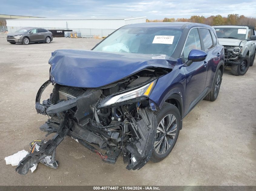 2022 Nissan Rogue Sv Intelligent Awd VIN: 5N1BT3BB3NC685600 Lot: 40774407