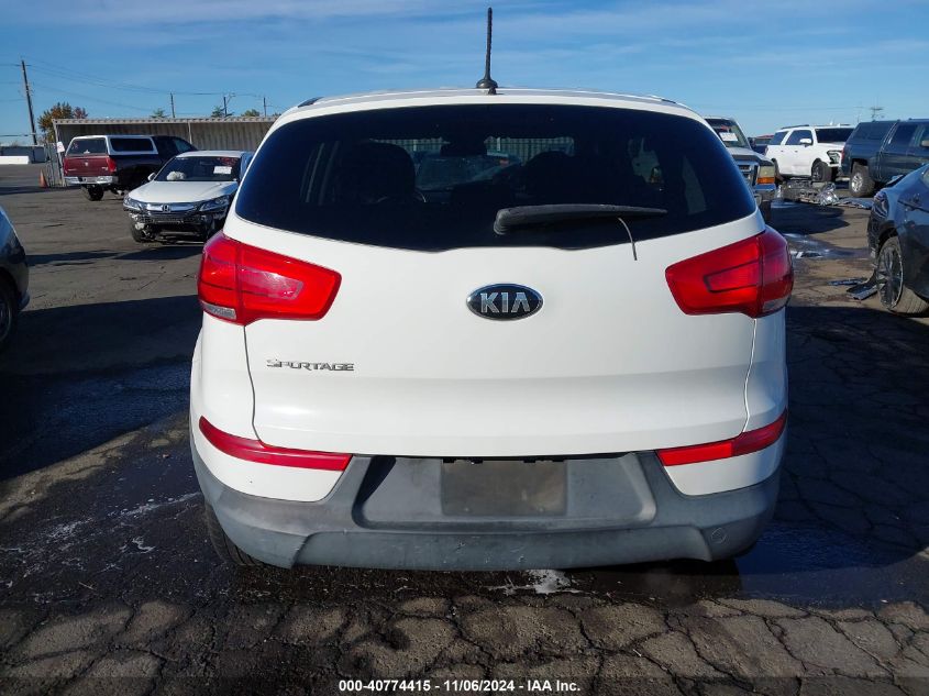 2016 Kia Sportage Lx VIN: KNDPB3AC0G7800544 Lot: 40774415