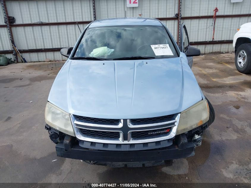 2013 Dodge Avenger Se VIN: 1C3CDZAB2DN681362 Lot: 40774427