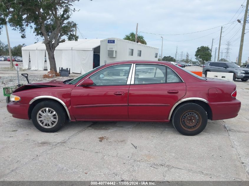 2005 Buick Century VIN: 2G4WS52J551127860 Lot: 40774442