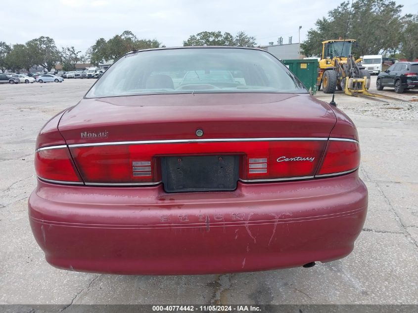 2005 Buick Century VIN: 2G4WS52J551127860 Lot: 40774442