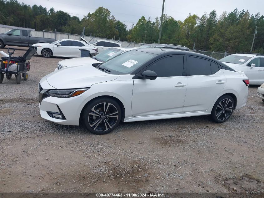 2023 Nissan Sentra Sr Xtronic Cvt VIN: 3N1AB8DV0PY287989 Lot: 40774463