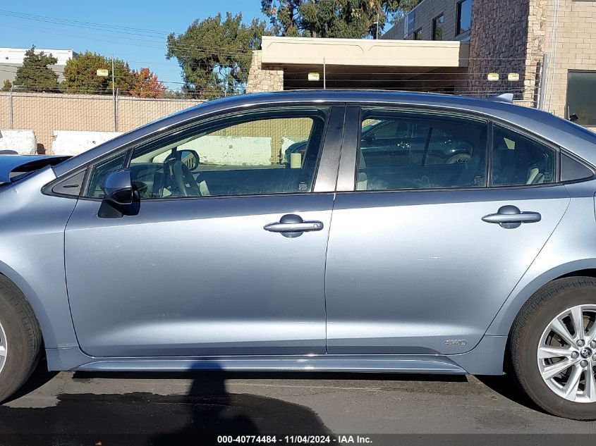 2023 Toyota Corolla Hybrid Le VIN: JTDBDMHE0PJ000704 Lot: 40774484