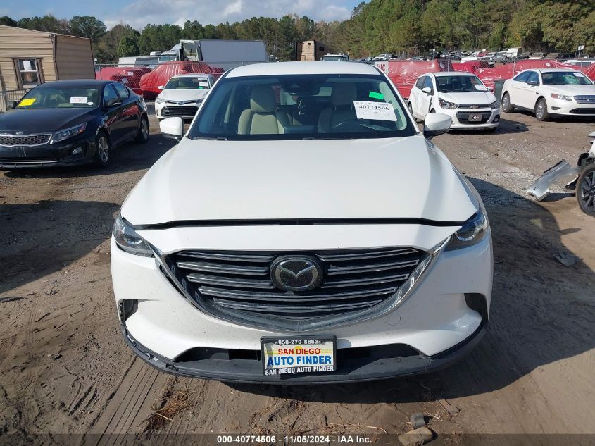 2019 Mazda Cx-9 Touring VIN: JM3TCACY9K0307639 Lot: 40774506