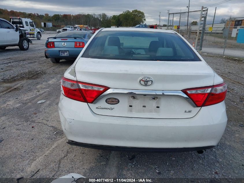 2015 Toyota Camry Le VIN: 4T4BF1FK3FR494394 Lot: 40774512