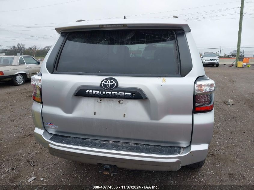 2018 Toyota 4Runner Trd Off Road Premium VIN: JTEBU5JR2J5598289 Lot: 40774536