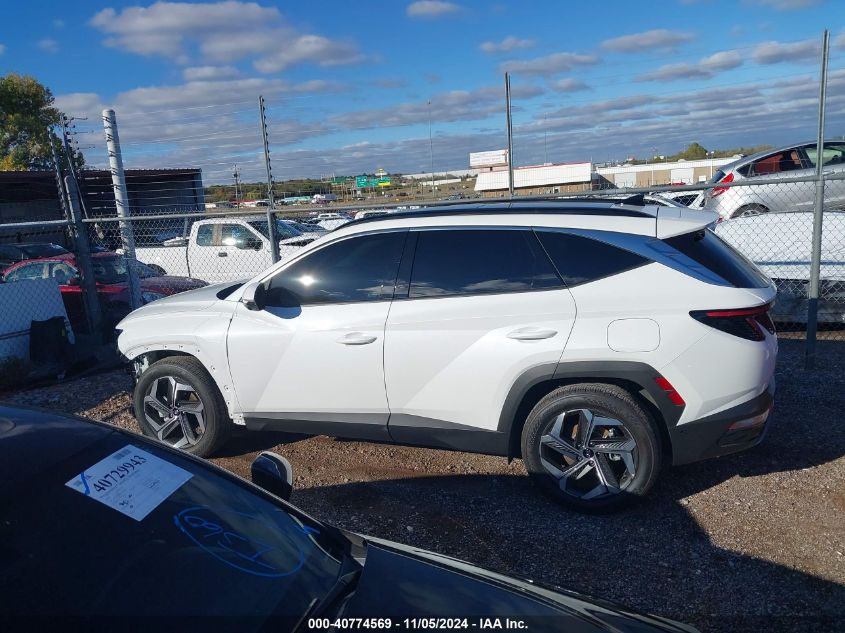 2022 Hyundai Tucson Limited VIN: 5NMJE3AE3NH161175 Lot: 40774569