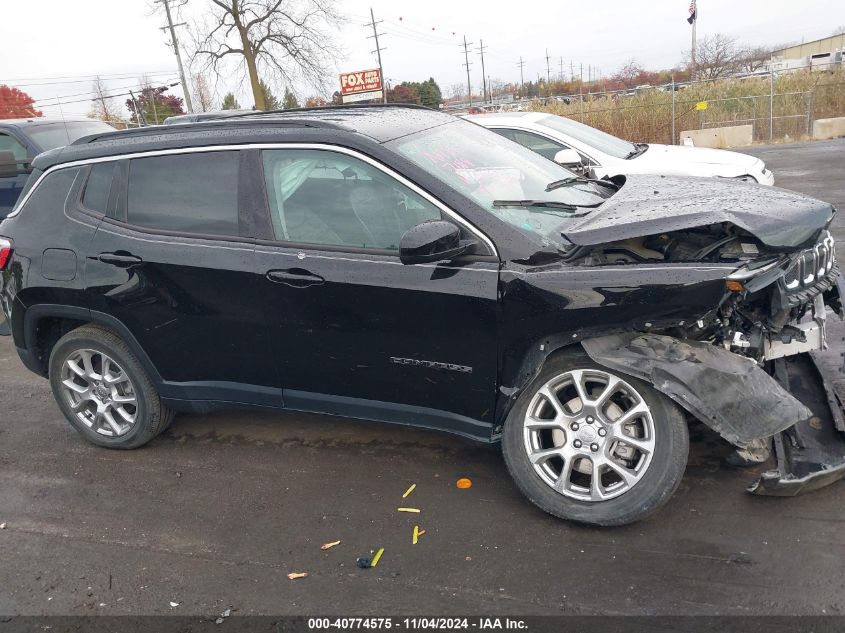 2022 Jeep Compass Latitude Lux 4X4 VIN: 3C4NJDFB0NT195627 Lot: 40774575