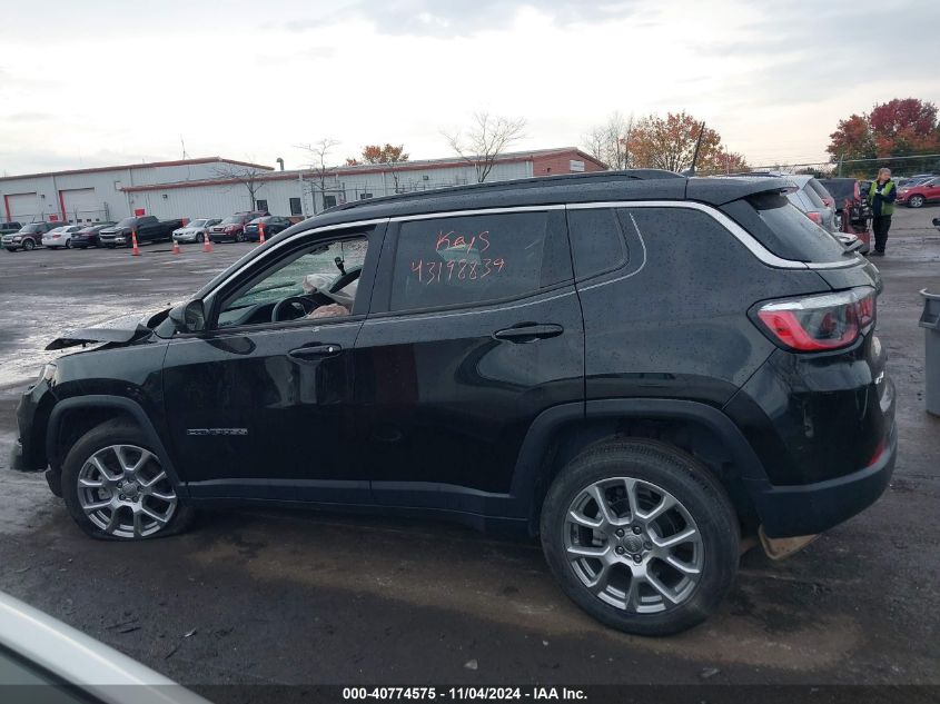 2022 Jeep Compass Latitude Lux 4X4 VIN: 3C4NJDFB0NT195627 Lot: 40774575