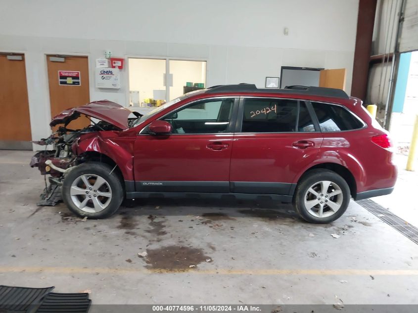 2013 Subaru Outback 2.5I Limited VIN: 4S4BRCLC2D3220424 Lot: 40774596