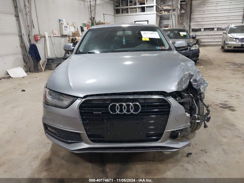 2016 Audi A4 2.0T Premium VIN: WAUBFAFLXGN008471 Lot: 40774671