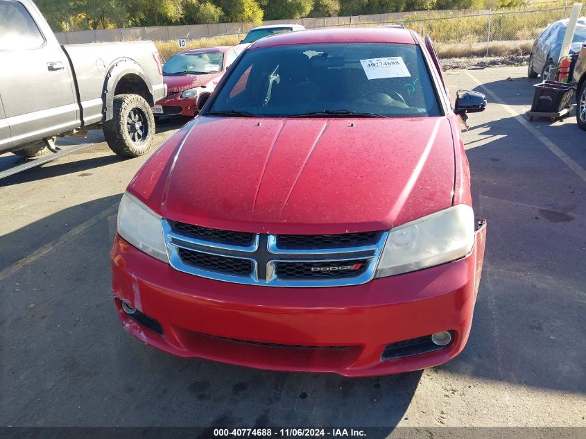 2014 Dodge Avenger Sxt VIN: 1C3CDZCB7EN163620 Lot: 40774688