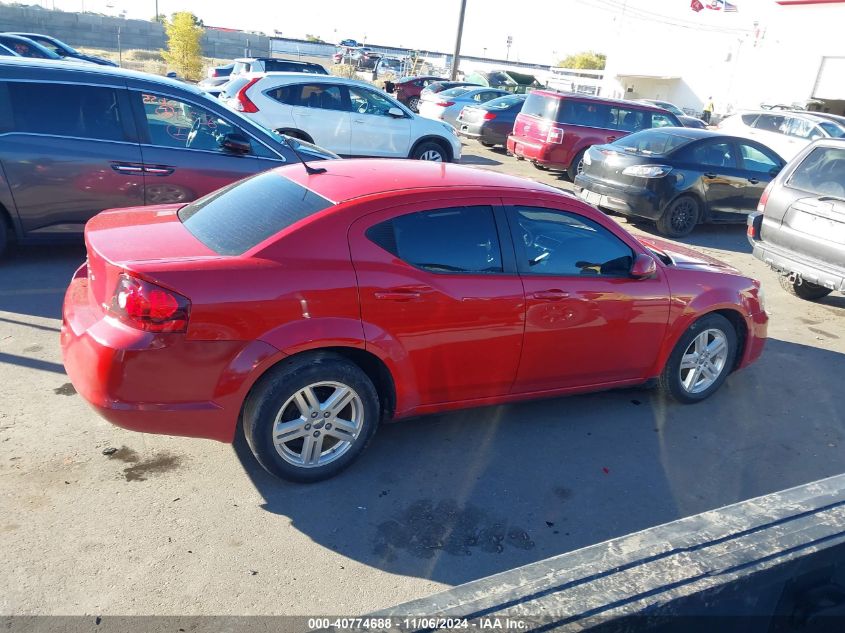 2014 Dodge Avenger Sxt VIN: 1C3CDZCB7EN163620 Lot: 40774688