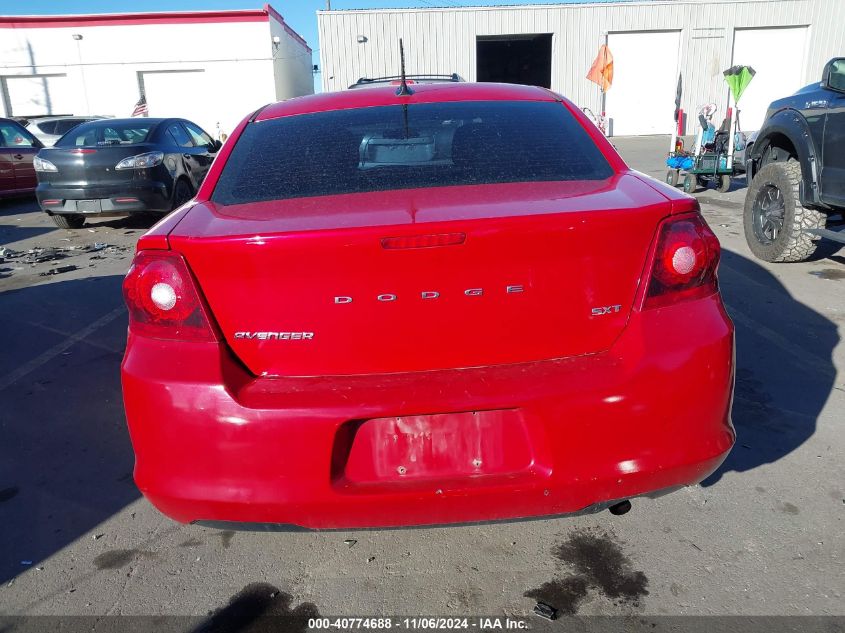 2014 Dodge Avenger Sxt VIN: 1C3CDZCB7EN163620 Lot: 40774688