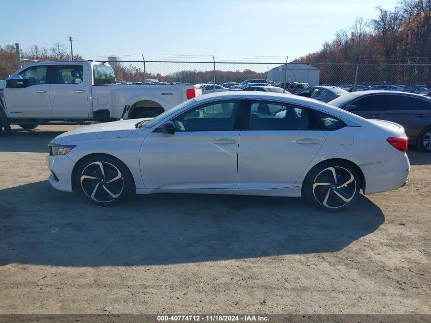 2022 Honda Accord Sport VIN: 1HGCV1F38NA001714 Lot: 40774712