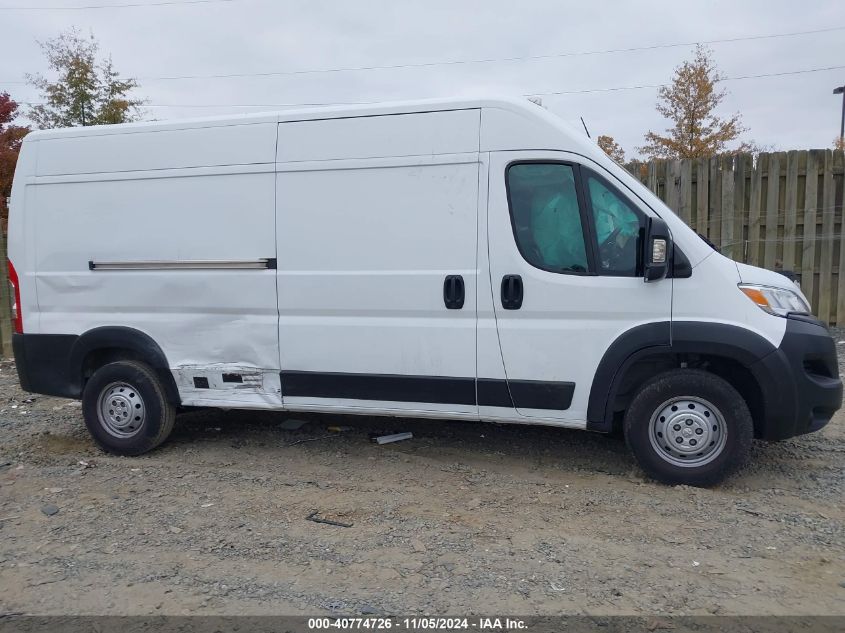 2023 Ram Promaster 2500 High Roof 159 Wb VIN: 3C6LRVDGXPE528502 Lot: 40774726