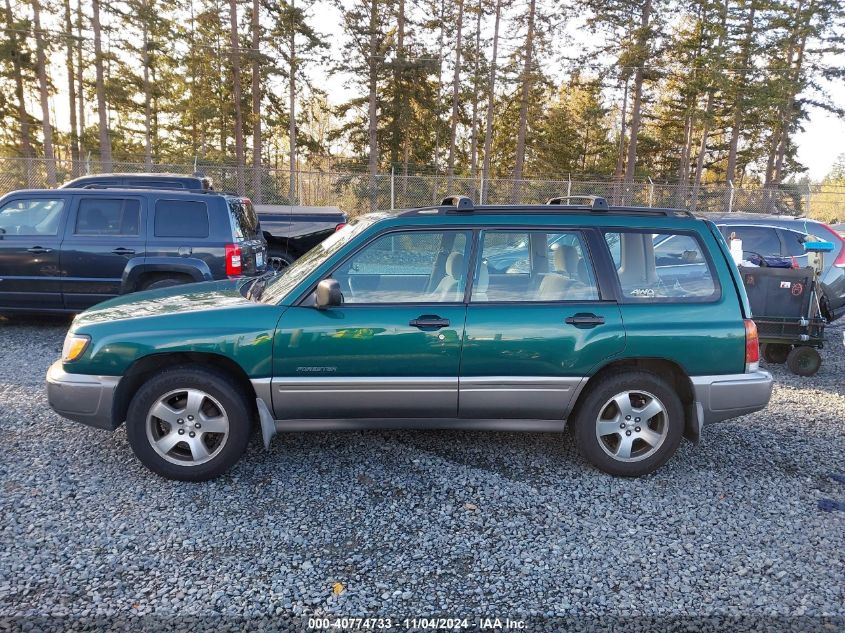 1998 Subaru Forester S VIN: JF1SF6557WH772395 Lot: 40774733