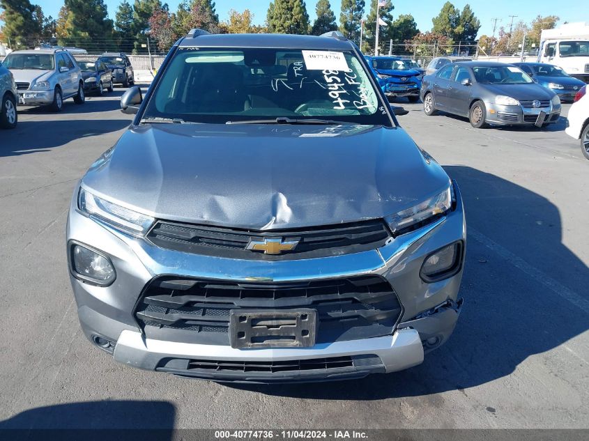 2021 Chevrolet Trailblazer Fwd Lt VIN: KL79MPS29MB014747 Lot: 40774736