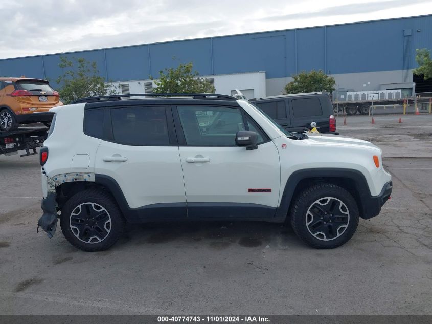 2017 Jeep Renegade Trailhawk 4X4 VIN: ZACCJBCB0HPF51375 Lot: 40774743