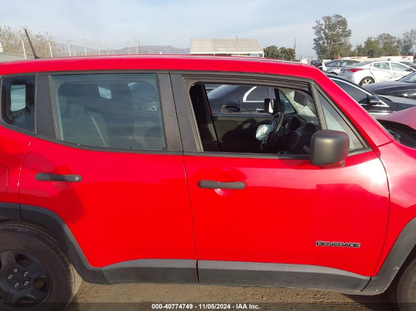 2020 Jeep Renegade Sport Fwd VIN: ZACNJAAB4LPL20314 Lot: 40774749