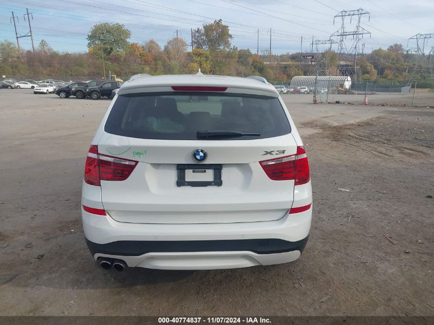 2016 BMW X3 xDrive28I VIN: 5UXWX9C54G0D84393 Lot: 40774837
