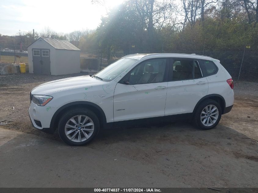 2016 BMW X3 xDrive28I VIN: 5UXWX9C54G0D84393 Lot: 40774837