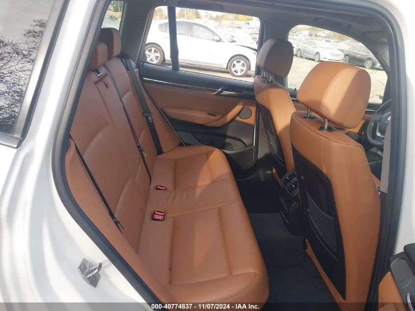 2016 BMW X3 xDrive28I VIN: 5UXWX9C54G0D84393 Lot: 40774837