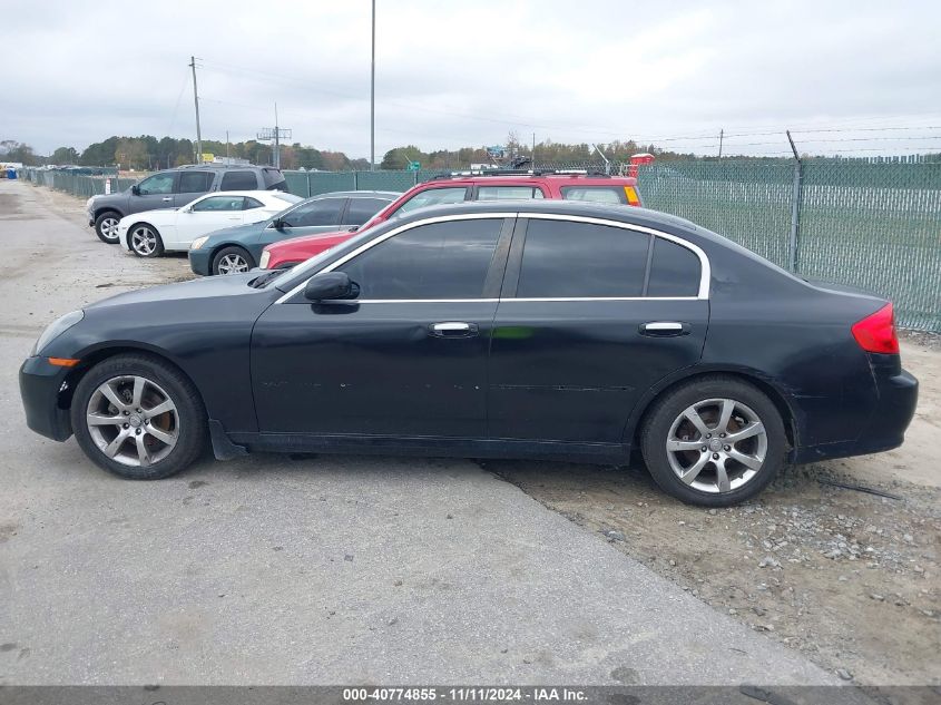 2005 Infiniti G35X VIN: JNKCV51F15M311482 Lot: 40774855