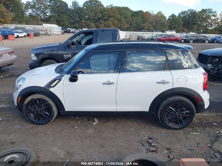 2015 Mini Countryman Cooper S VIN: WMWZC3C5XFWT06360 Lot: 40774863