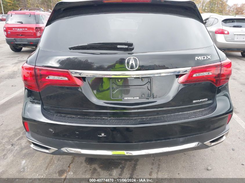 2018 Acura Mdx Technology Package Acurawatch Plus Pkg VIN: 5J8YD4H55JL009986 Lot: 40774870