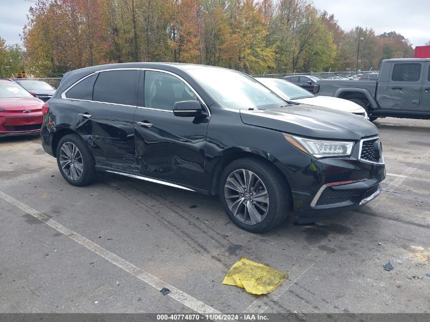 2018 Acura Mdx Technology Package Acurawatch Plus Pkg VIN: 5J8YD4H55JL009986 Lot: 40774870