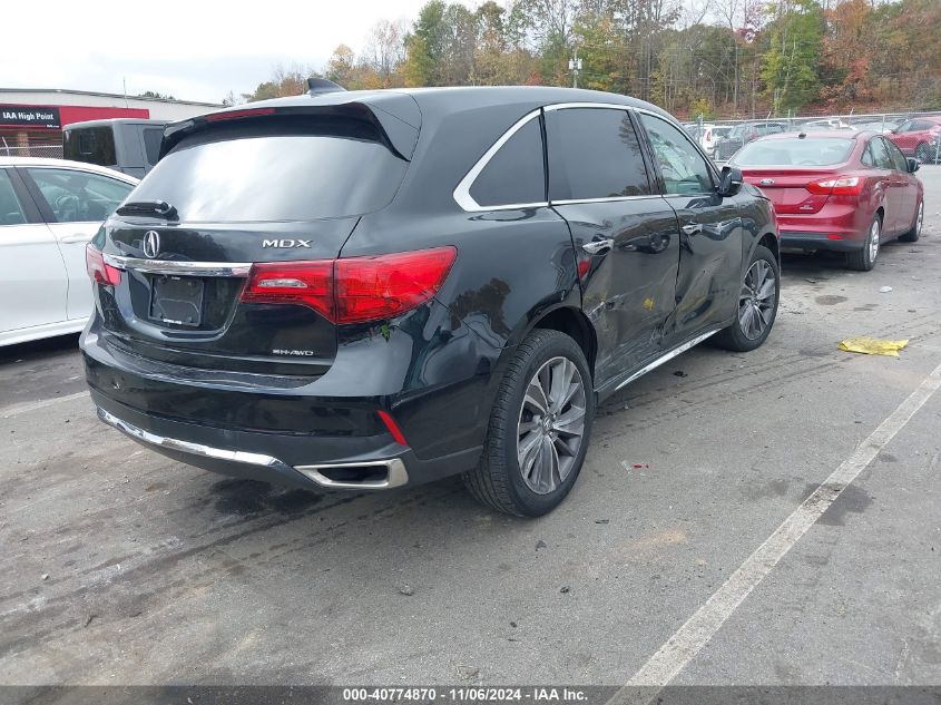 2018 Acura Mdx Technology Package Acurawatch Plus Pkg VIN: 5J8YD4H55JL009986 Lot: 40774870