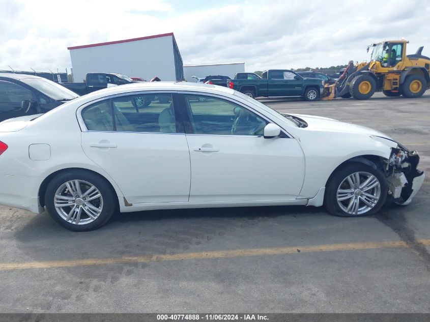 2011 Infiniti G37 Journey VIN: JN1CV6AP7BM502127 Lot: 40774888