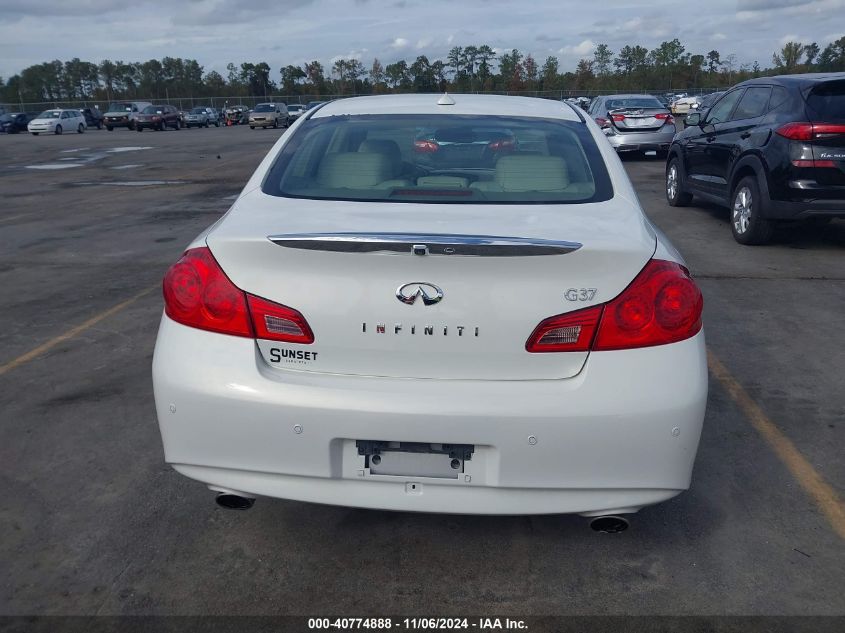 2011 Infiniti G37 Journey VIN: JN1CV6AP7BM502127 Lot: 40774888