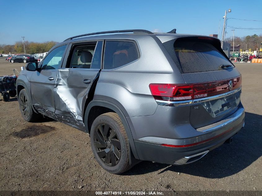 2024 Volkswagen Atlas 2.0T Se W/Technology VIN: 1V2HR2CA6RC593589 Lot: 40774918