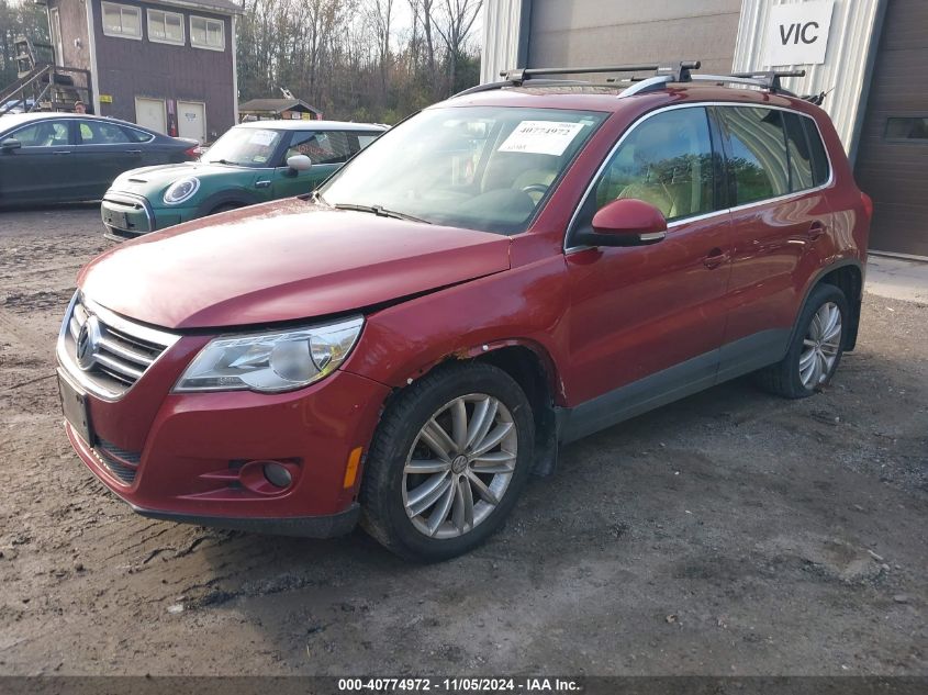 2011 Volkswagen Tiguan Se VIN: WVGBV7AX9BW000931 Lot: 40774972