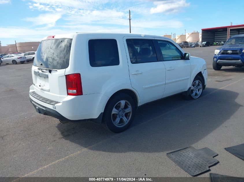 VIN 5FNYF3H48DB016478 2013 Honda Pilot, EX no.4