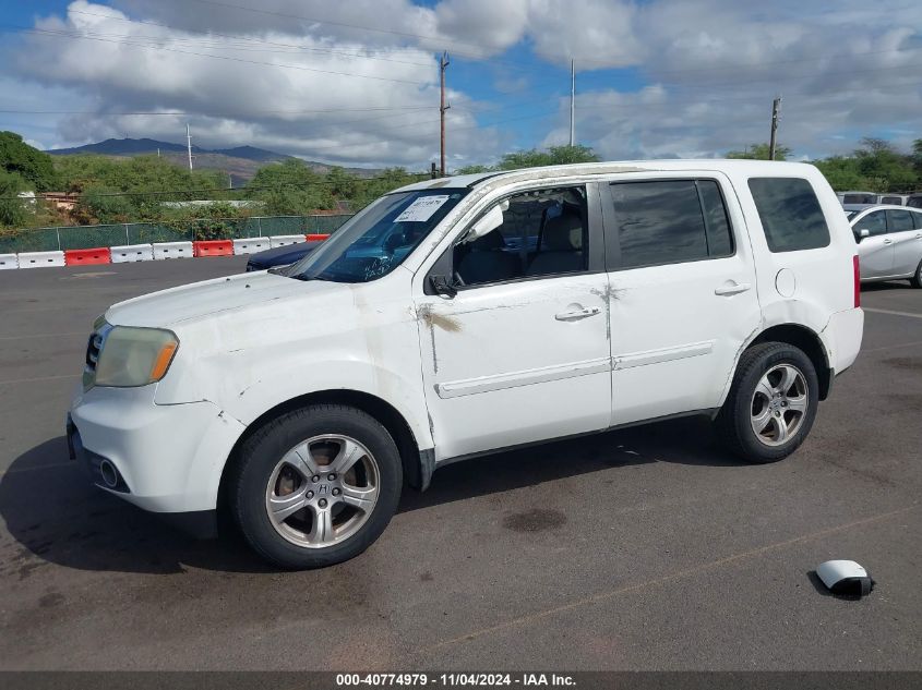 2013 Honda Pilot Ex VIN: 5FNYF3H48DB016478 Lot: 40774979