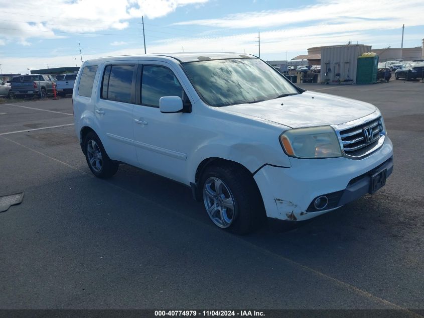 VIN 5FNYF3H48DB016478 2013 Honda Pilot, EX no.1