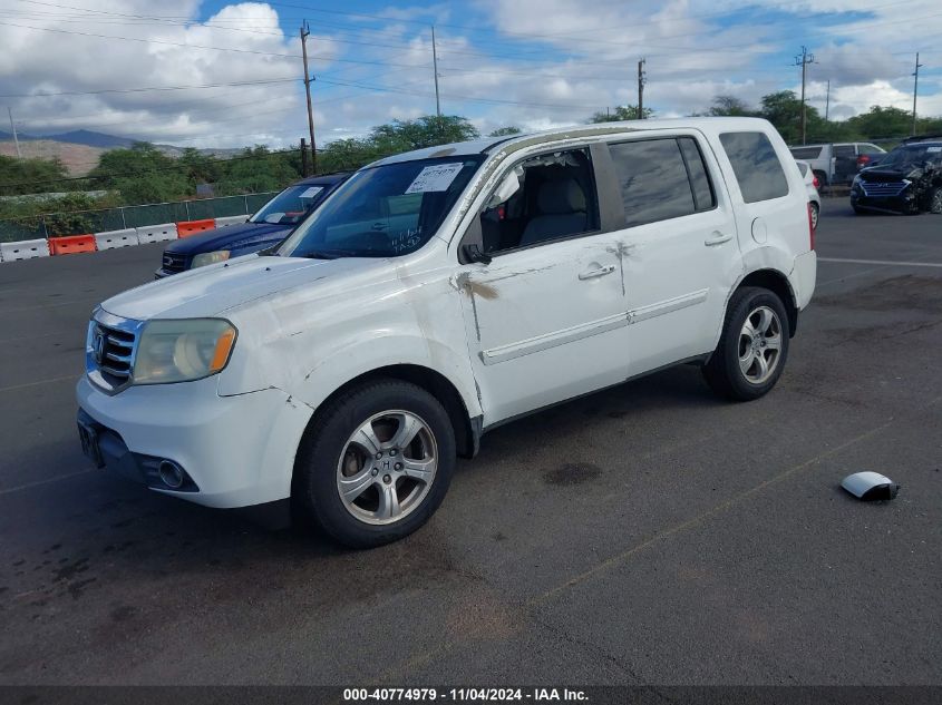 VIN 5FNYF3H48DB016478 2013 Honda Pilot, EX no.2